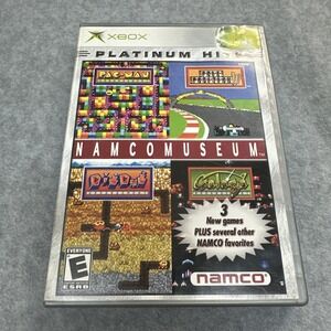 Namco Museum Platinum Hits Microsoft Xbox, 2001 +‎ Manual